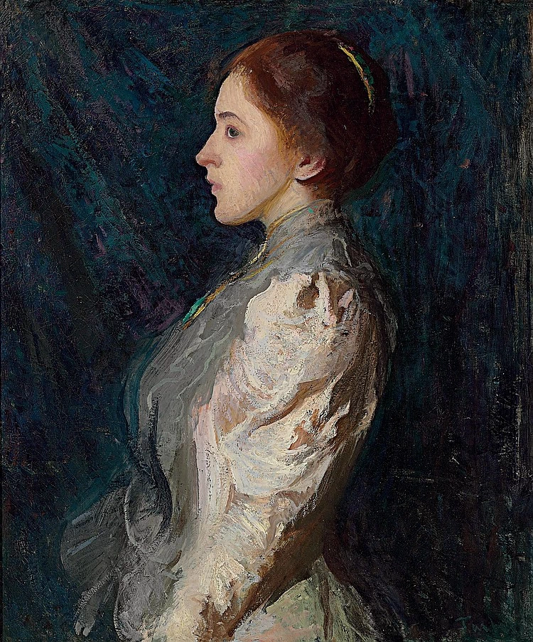 Edmund Tarbell - Mercie di profilo